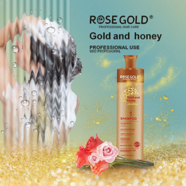 rosegold gold and honey shampoo