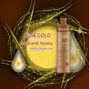 rosegold gold and honey hair mask